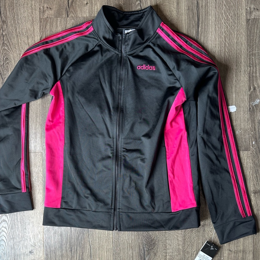 Girls Adidas Track Jacket Size XL 16